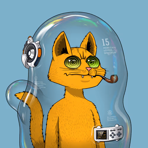 Mars Cat in Spacesuit #260