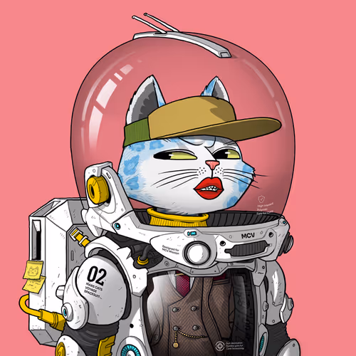Mars Cat in Spacesuit #902