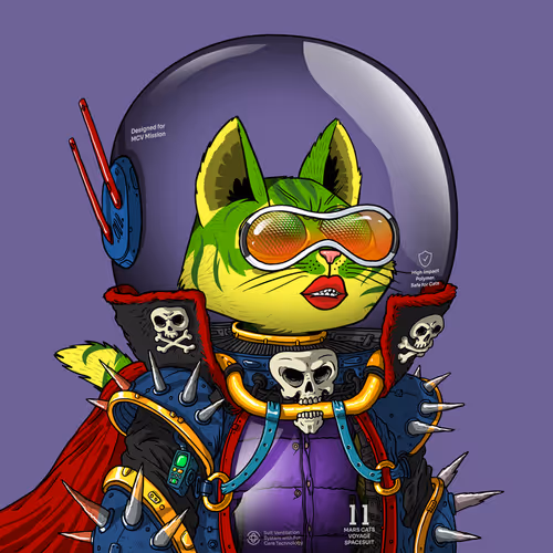 Mars Cat in Spacesuit #2010