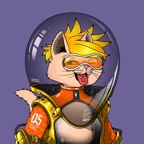 Mars Cat in Spacesuit #1594