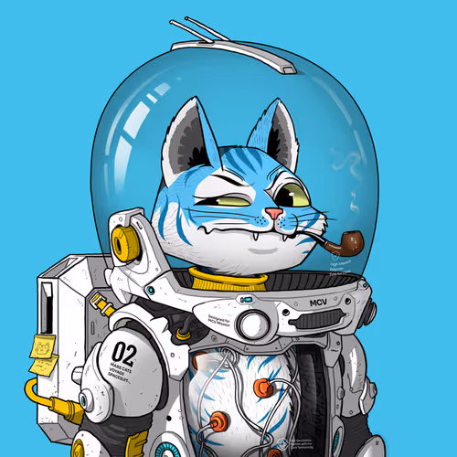 Mars Cat in Spacesuit #733