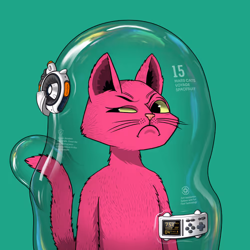 Mars Cat in Spacesuit #441