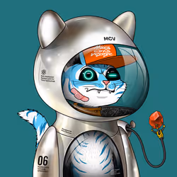 Mars Cat in Spacesuit #200