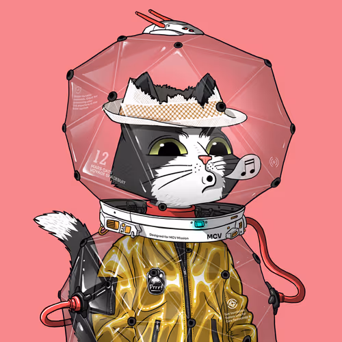 Mars Cat in Spacesuit #712