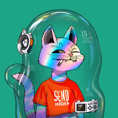 Mars Cat in Spacesuit #668