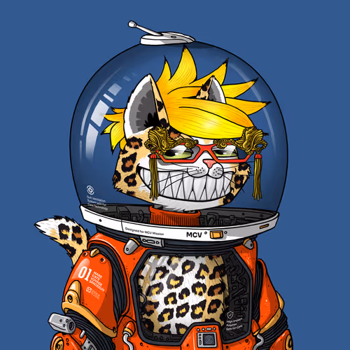 Mars Cat in Spacesuit #1438