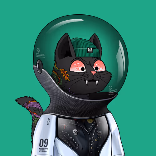 Mars Cat in Spacesuit #714