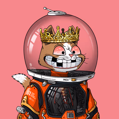 Mars Cat in Spacesuit #1699