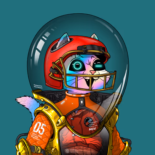 Mars Cat in Spacesuit #778