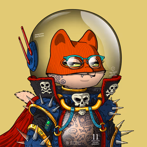 Mars Cat in Spacesuit #1203