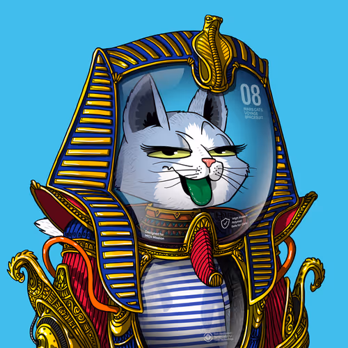 Mars Cat in Spacesuit #1240