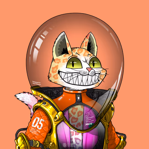 Mars Cat in Spacesuit #892