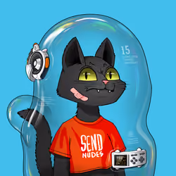 Mars Cat in Spacesuit #1001