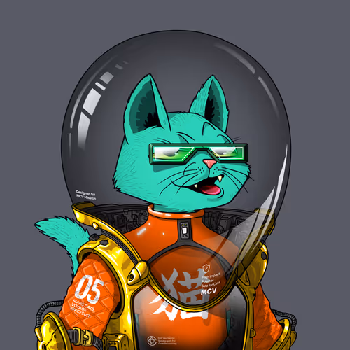 Mars Cat in Spacesuit #465