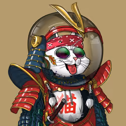 Mars Cat in Spacesuit #1426