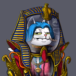 Mars Cat in Spacesuit #522