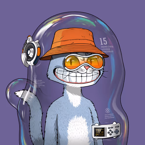 Mars Cat in Spacesuit #1260