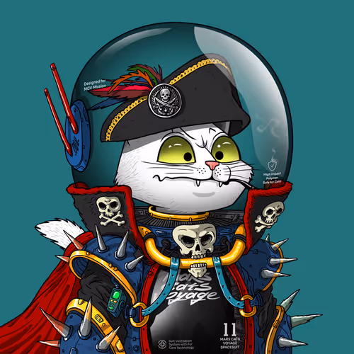 Mars Cat in Spacesuit #1004