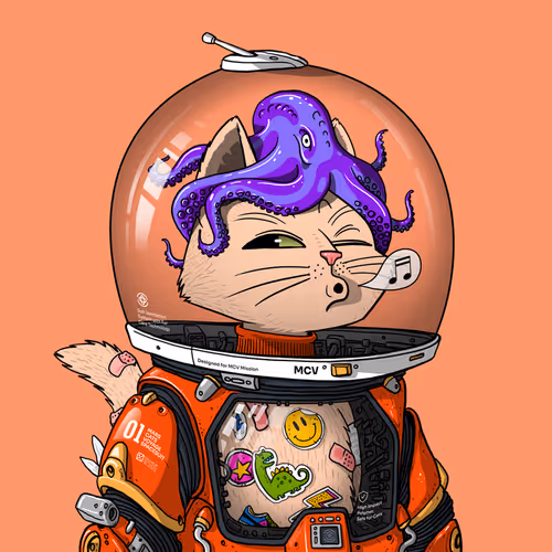 Mars Cat in Spacesuit #1662