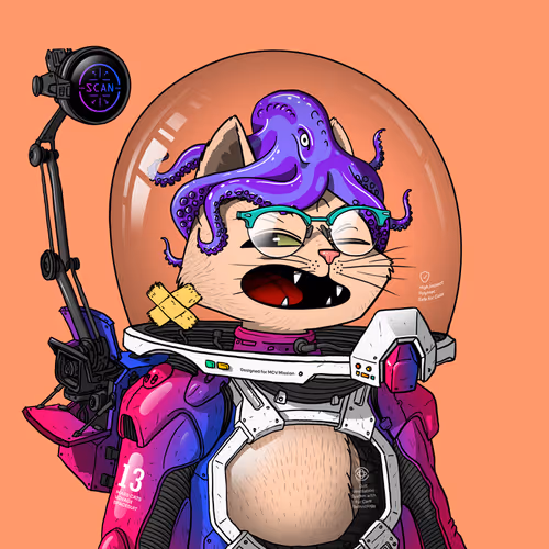 Mars Cat in Spacesuit #847
