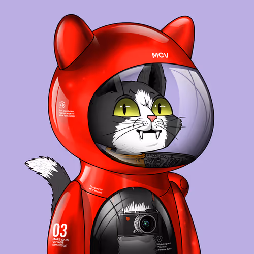Mars Cat in Spacesuit #292