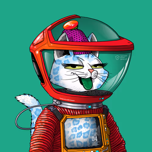 Mars Cat in Spacesuit #413