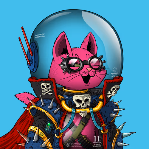 Mars Cat in Spacesuit #1334
