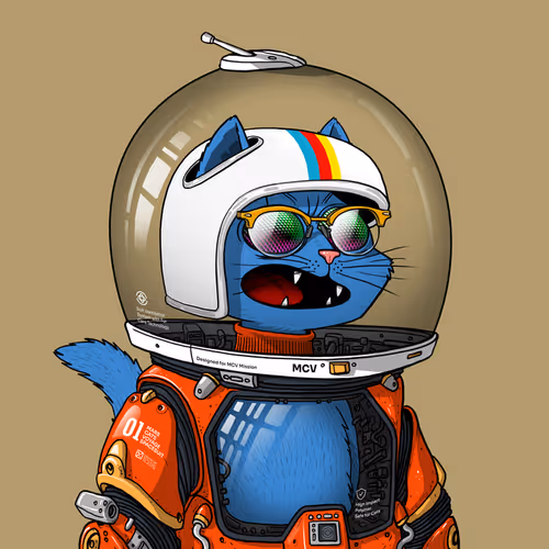Mars Cat in Spacesuit #1211