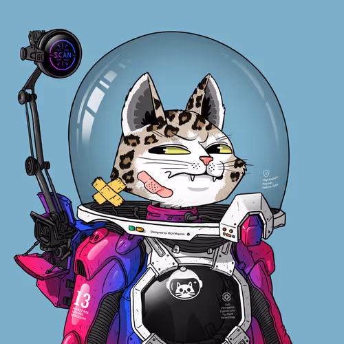 Mars Cat in Spacesuit #900