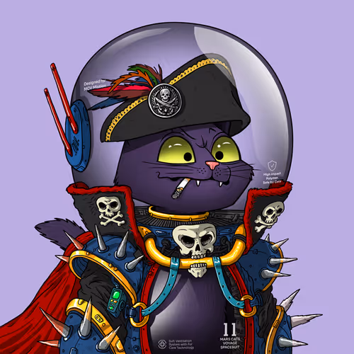 Mars Cat in Spacesuit #1607