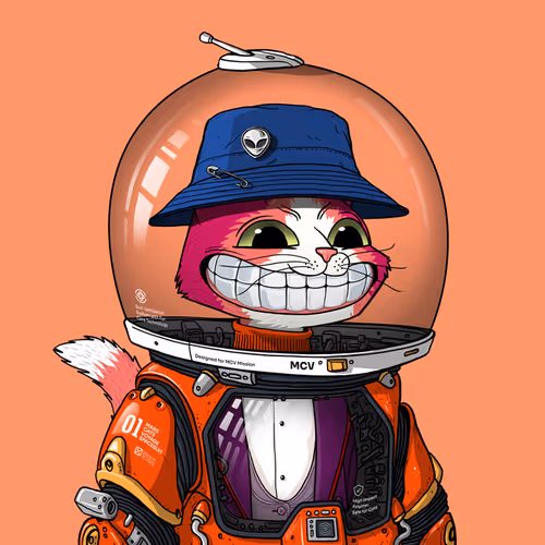 Mars Cat in Spacesuit #1741