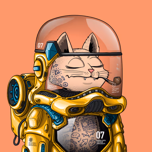 Mars Cat in Spacesuit #1024