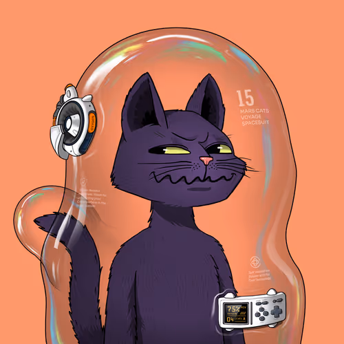 Mars Cat in Spacesuit #1763