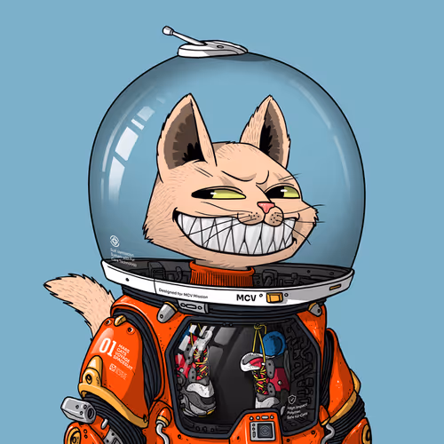 Mars Cat in Spacesuit #368