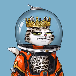Mars Cat in Spacesuit #14