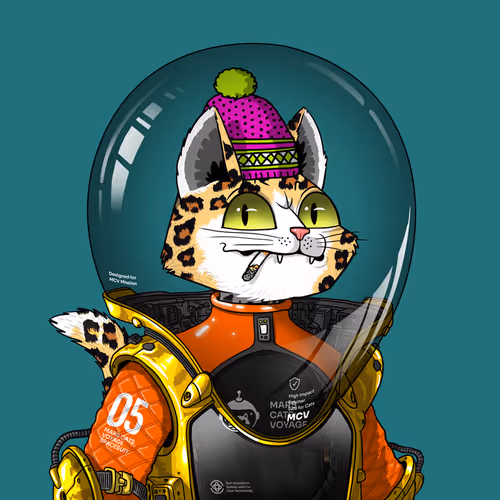 Mars Cat in Spacesuit #190
