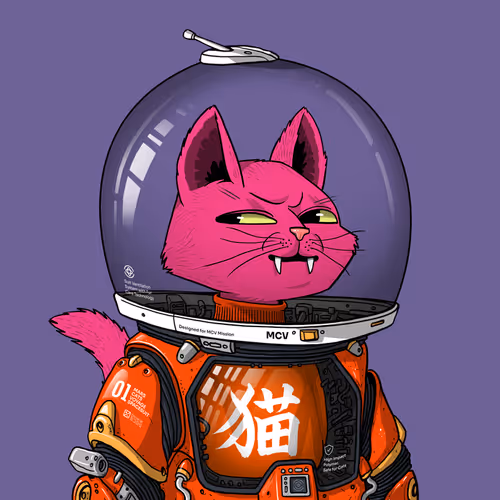 Mars Cat in Spacesuit #242
