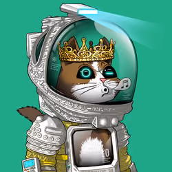 Mars Cat in Spacesuit #903