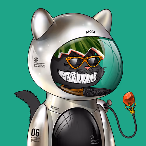 Mars Cat in Spacesuit #549