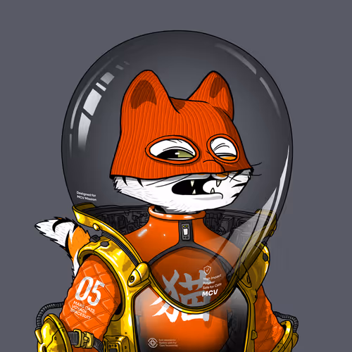 Mars Cat in Spacesuit #243