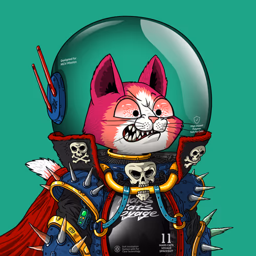 Mars Cat in Spacesuit #936