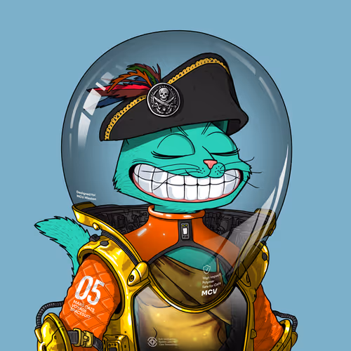 Mars Cat in Spacesuit #1385