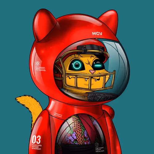 Mars Cat in Spacesuit #1608