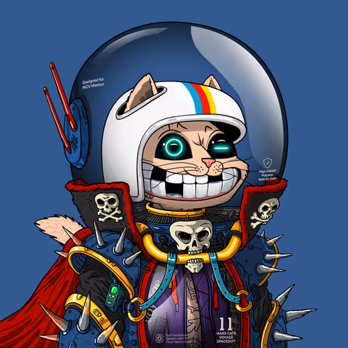 Mars Cat in Spacesuit #1243