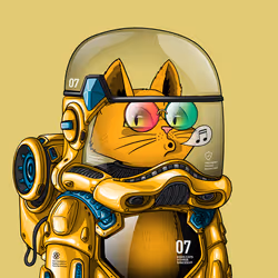 Mars Cat in Spacesuit #358