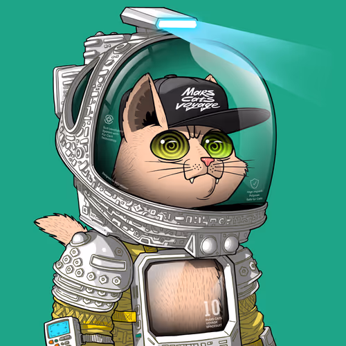 Mars Cat in Spacesuit #1308