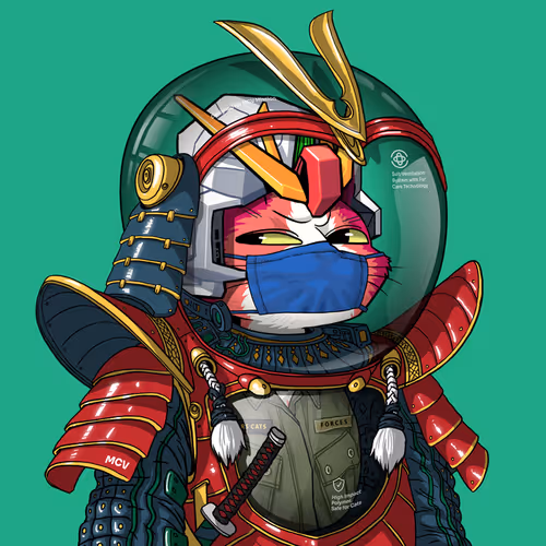 Mars Cat in Spacesuit #586