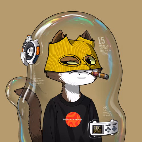 Mars Cat in Spacesuit #439