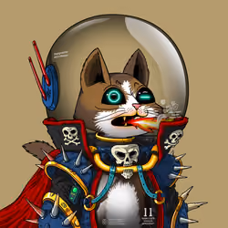 Mars Cat in Spacesuit #161