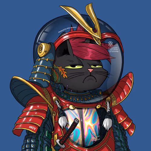 Mars Cat in Spacesuit #203